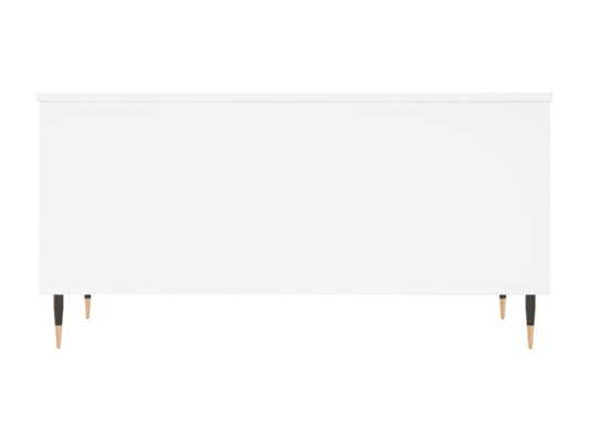 Table basse en bois d'ingénierie blanc, 90 x 44,5 x 45 cm