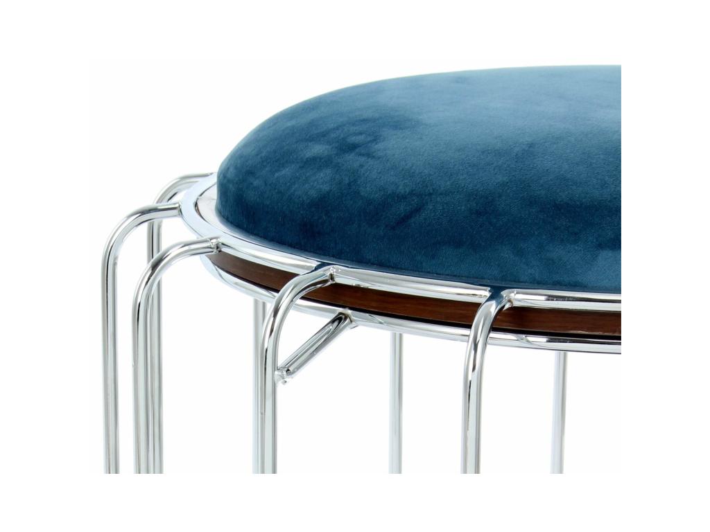 Table d'appoint bleue