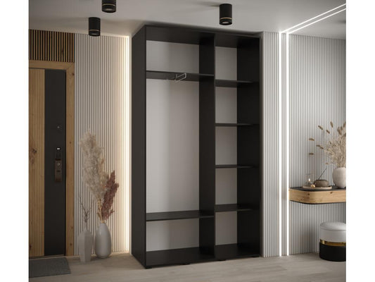 Armoire noire, 140 x 45 x 235,2 cm