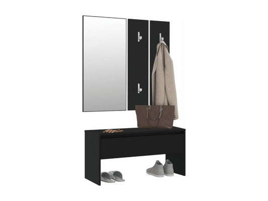 Meubles de maison en bois d'ingénierie noir