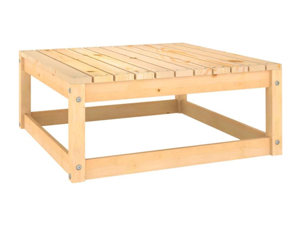 Ensemble de meubles d'extérieur en pin anthracite