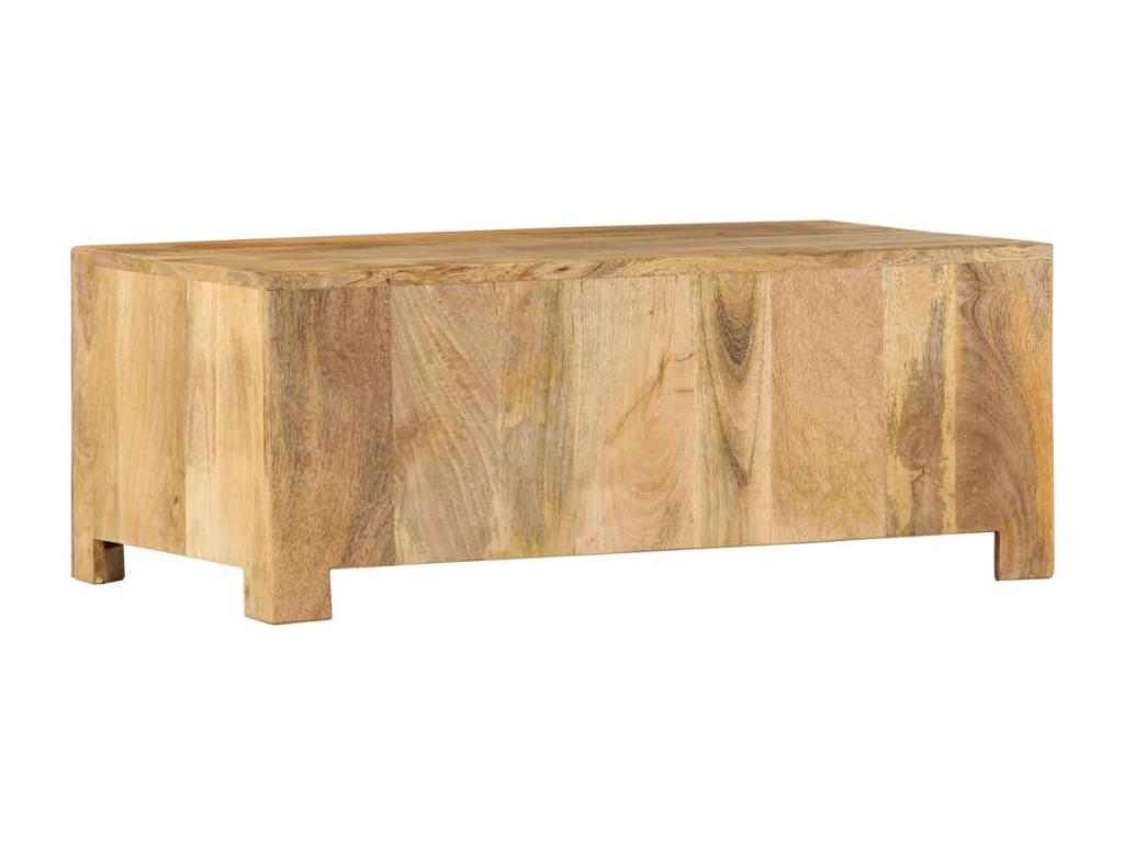 Table basse marron, 90 x 50 x 35 cm