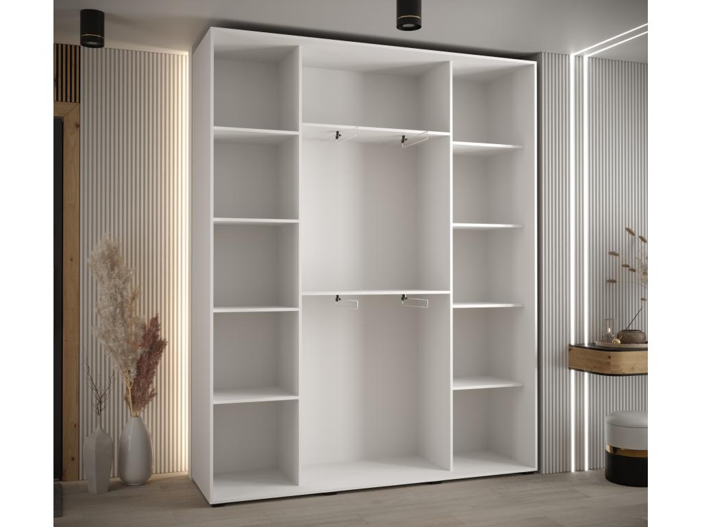 Armoire noire, 200 x 45 x 235,2 cm
