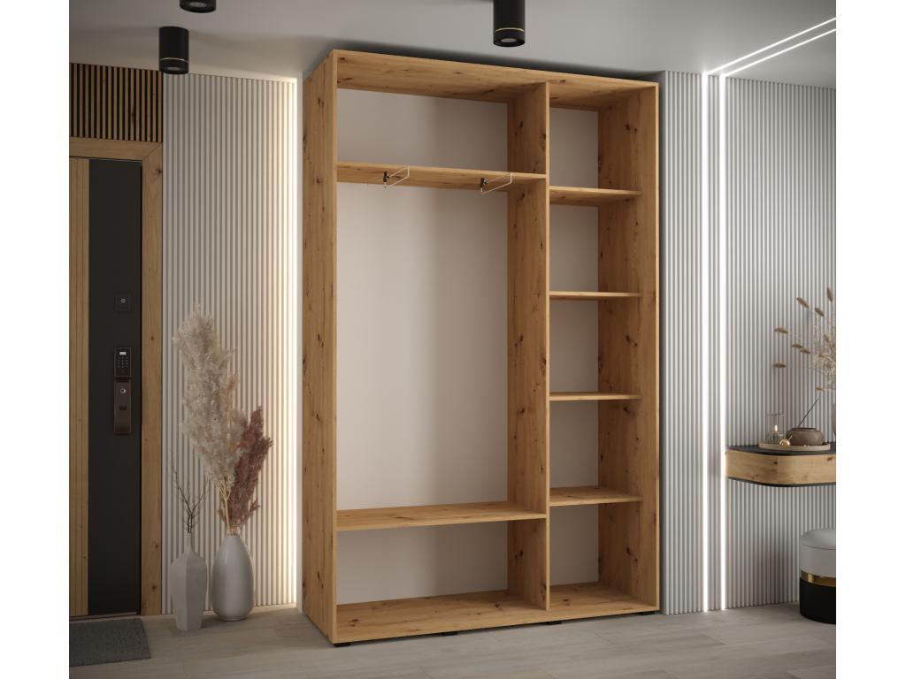 Armoire noire, 150 x 45 x 235,2 cm