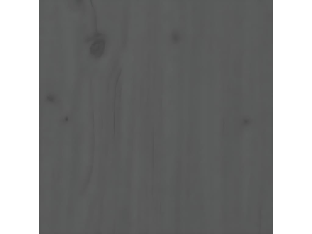 Meuble de maison en bois massif gris, 95 x 4 x 100 cm