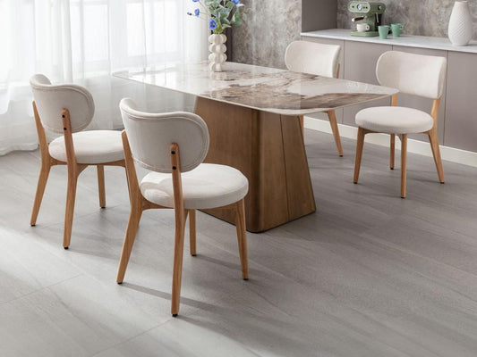 Meubles d'intérieur en velours blanc