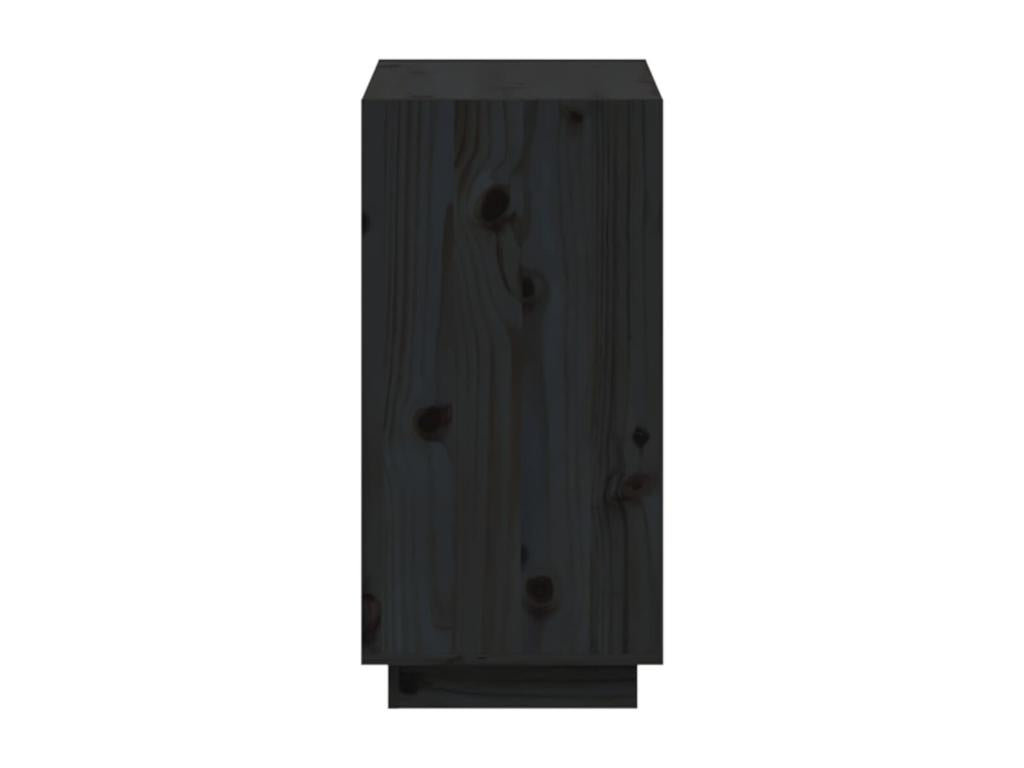 Bibliothèque en pin noir, 60 x 35 x 71 cm