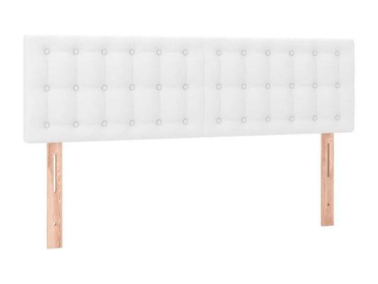 Matelas en similicuir blanc, 140 x 190 cm