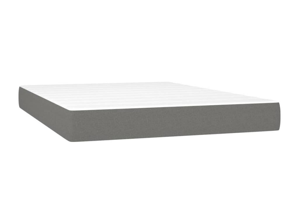 Matelas en tissu gris, 140 x 190 cm