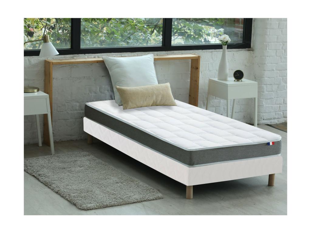 Matelas blanc, 90 x 190 cm