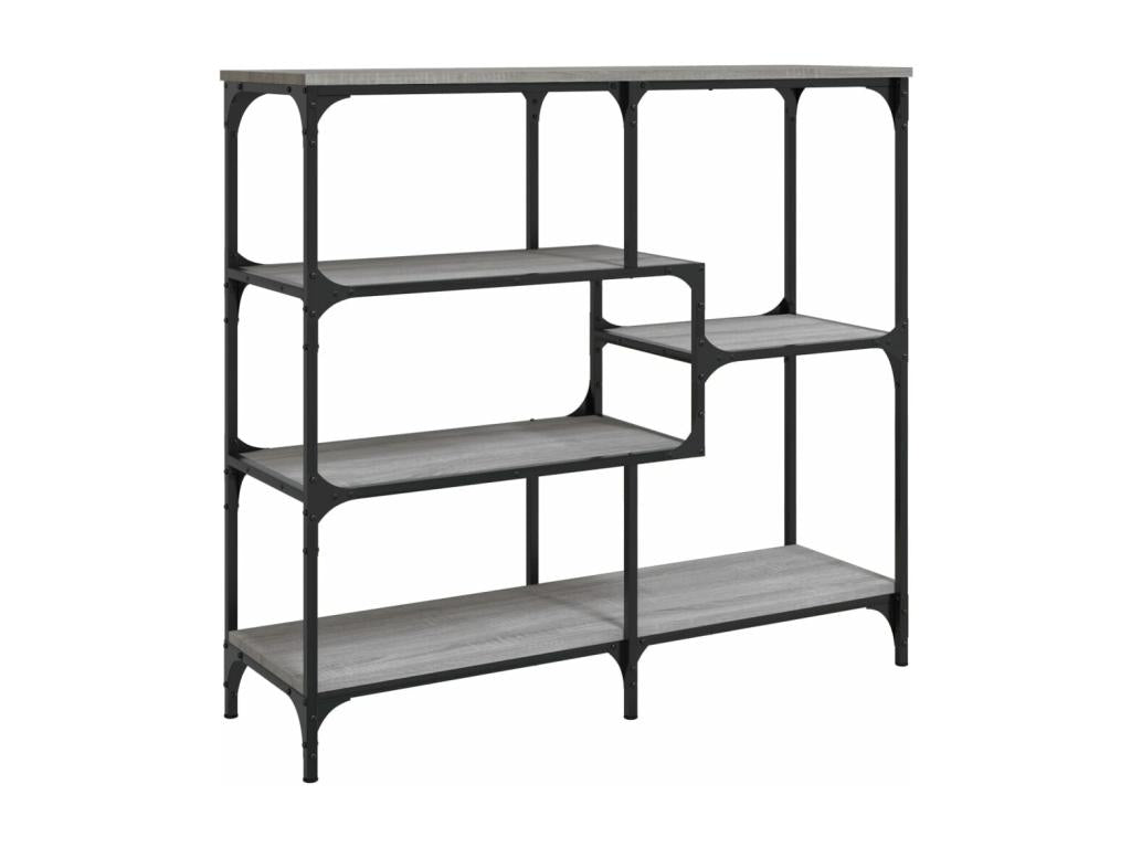 Table en bois d'ingénierie gris, 103 x 32 x 95 cm