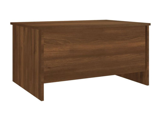 Table basse en bois composite marron, 80 x 55,5 x 41,5 cm