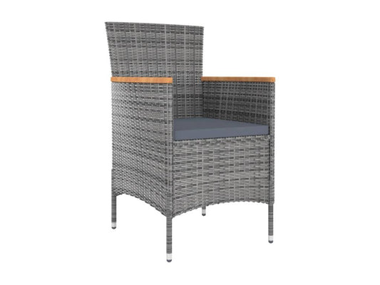 Meubles de maison en résine tressée grise