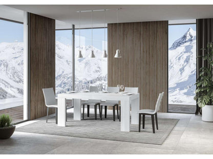 Table blanche, 90 x 160 cm