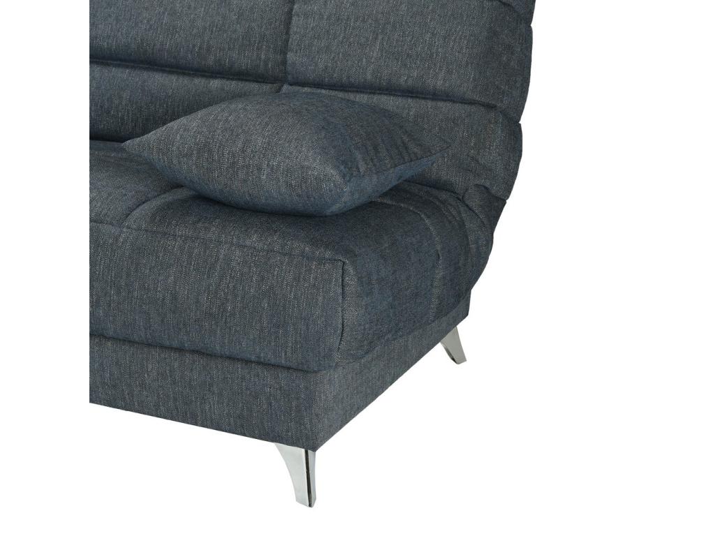 Matelas en tissu bleu, 130 x 190 cm