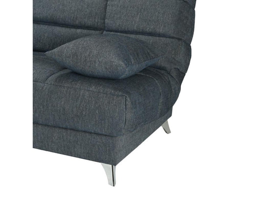 Matelas en tissu bleu, 130 x 190 cm