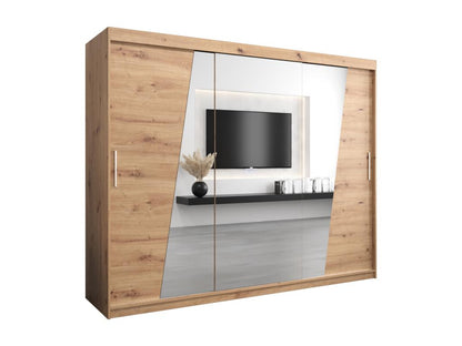 Armoire marron, 250 x 62 x 200 cm