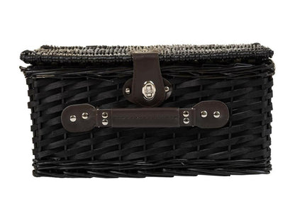 Meuble noir pour la maison, 38 x 26 x 19 cm