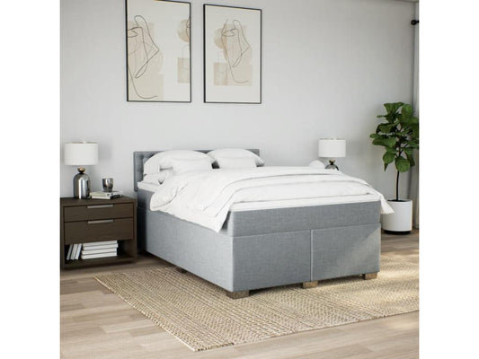 Matelas en tissu gris, 140 x 200 cm