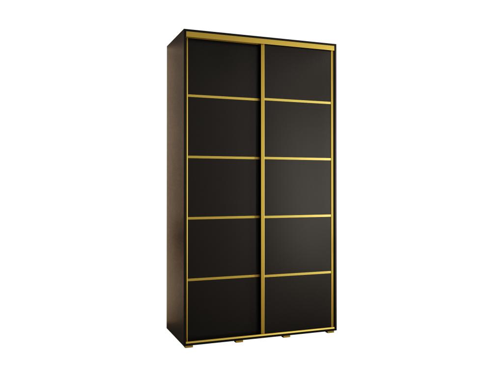 Armoire noire, 140 x 45 x 235,2 cm