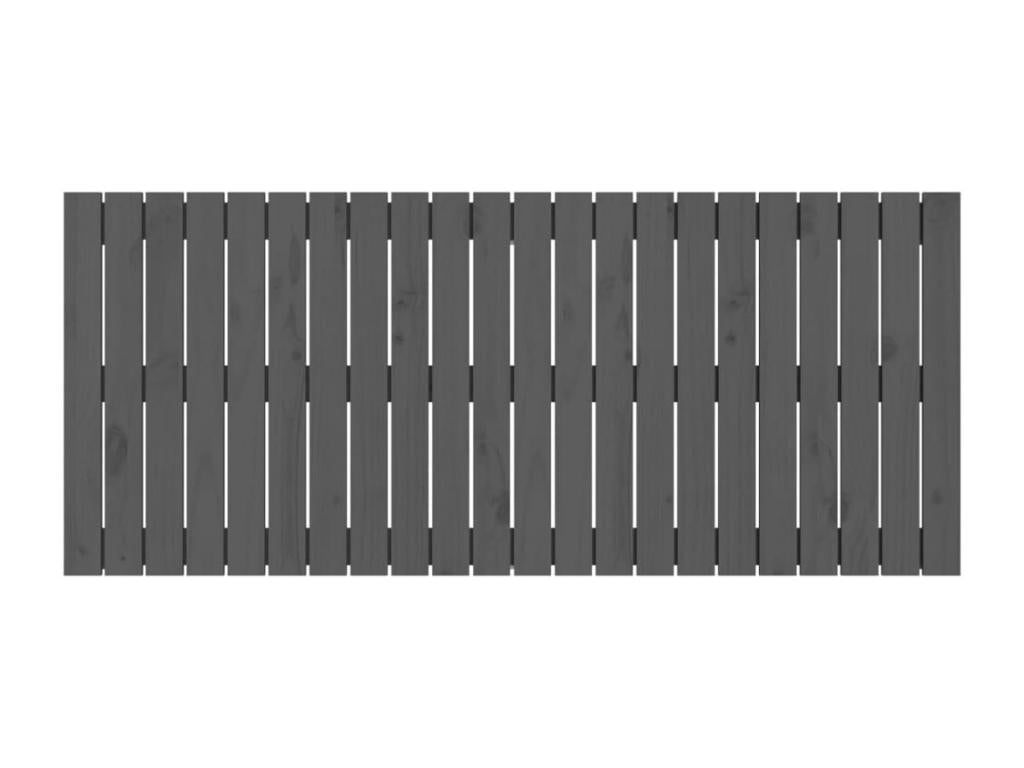 Meuble de maison en bois massif gris, 140 x 3 x 60 cm