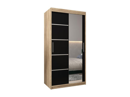 Armoire noire, 100 x 62 x 200 cm