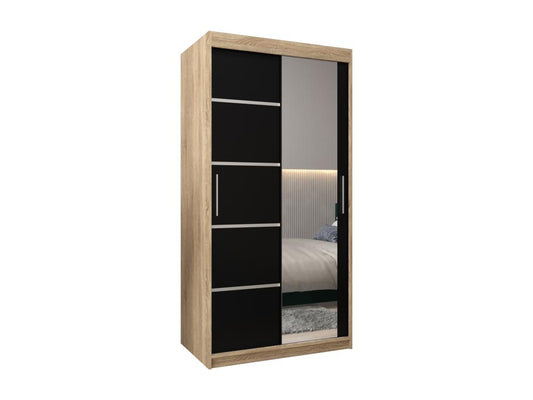 Armoire noire, 100 x 62 x 200 cm
