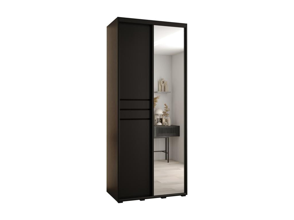 Armoire noire, 120 x 60 x 235,2 cm