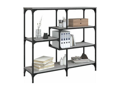 Table en bois d'ingénierie gris, 103 x 32 x 95 cm