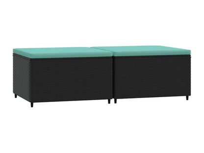 Meubles de maison en résine tressée noire