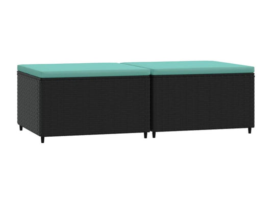 Meubles de maison en résine tressée noire