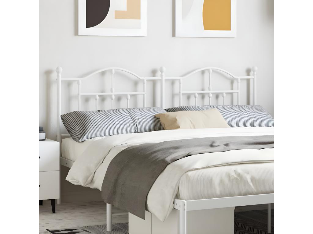 Meubles de maison en métal blanc