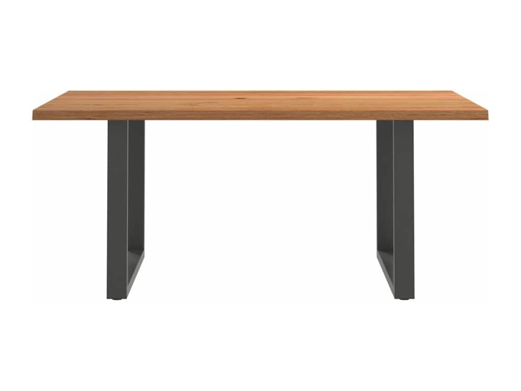 Table de salle à manger en chêne brun