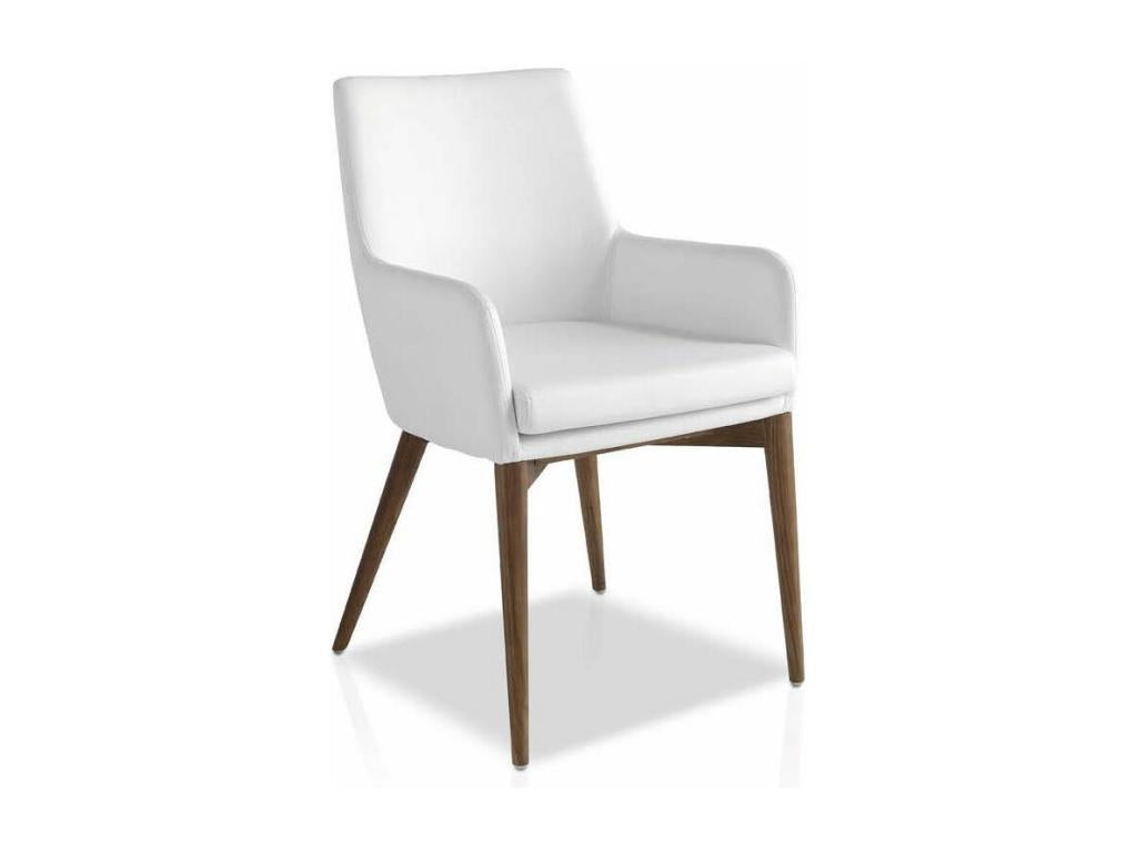 Fauteuil d'appoint en cuir noir