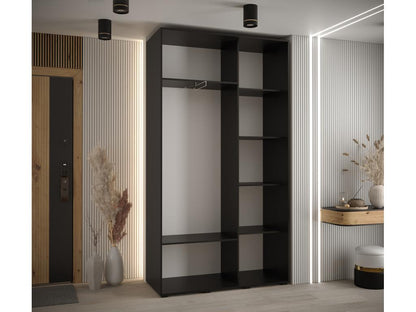 Armoire noire, 140 x 45 x 235,2 cm