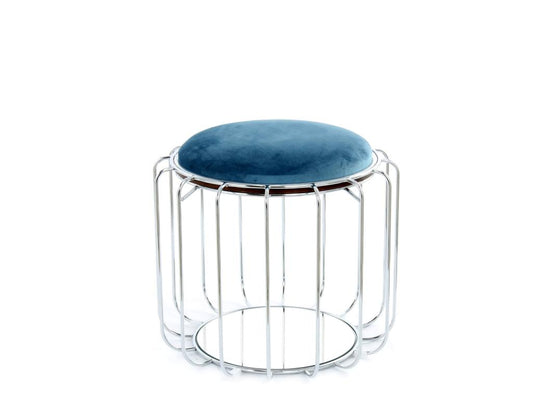 Table d'appoint bleue