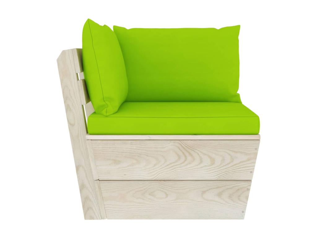 Ensemble de mobilier d'extérieur vert