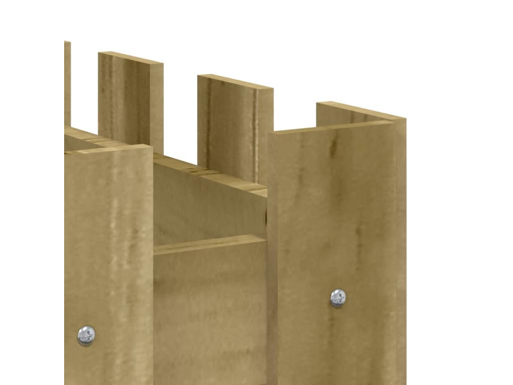 Meubles de maison en bois de pin brun