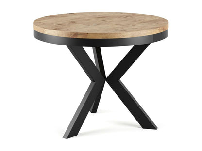 Table de salle à manger naturelle, 100 x 138 x 76 cm