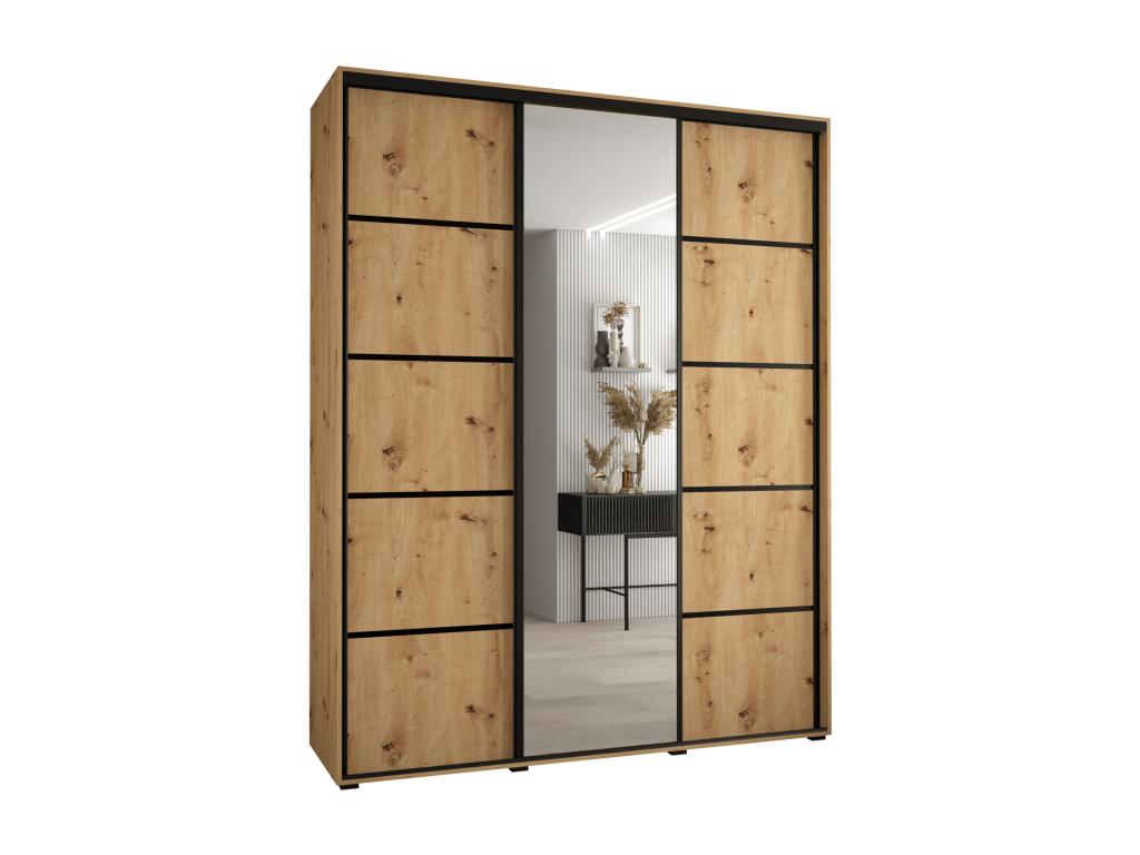 Armoire noire, 190 x 45 x 235,2 cm