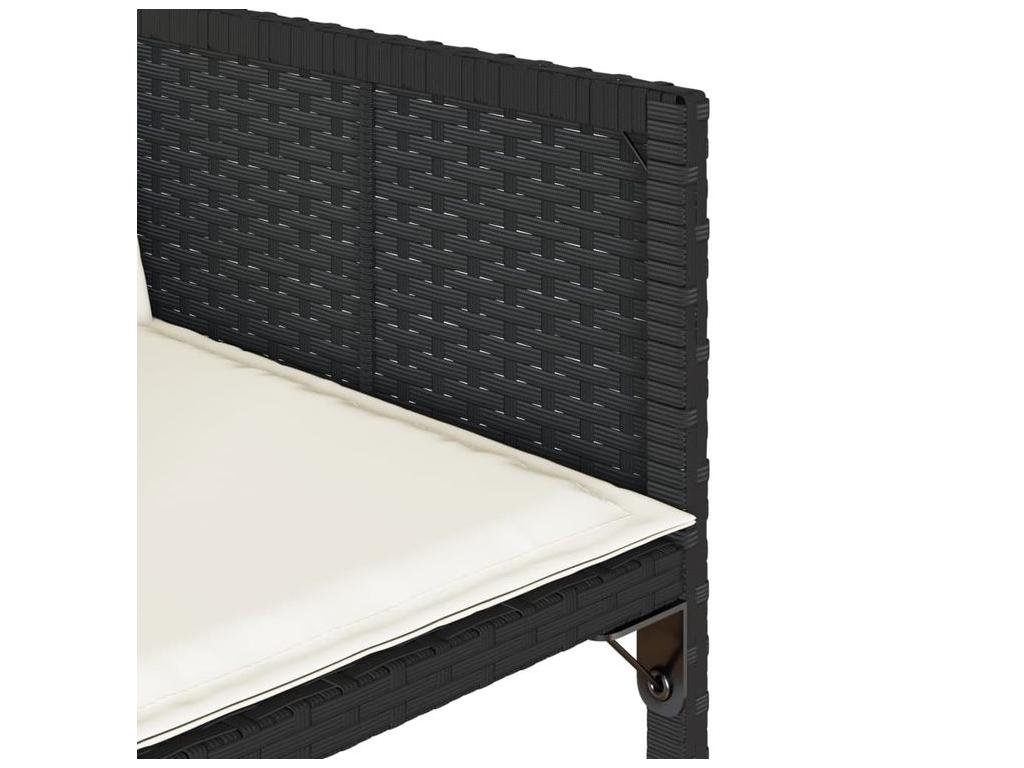 Meubles de maison en résine tressée noire