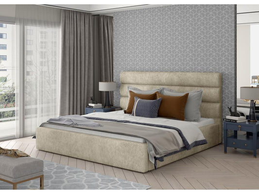 Meubles de maison en tissu beige, 140 x 200 cm