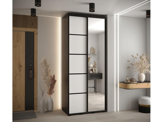 Armoire noire, 120 x 60 x 235,2 cm