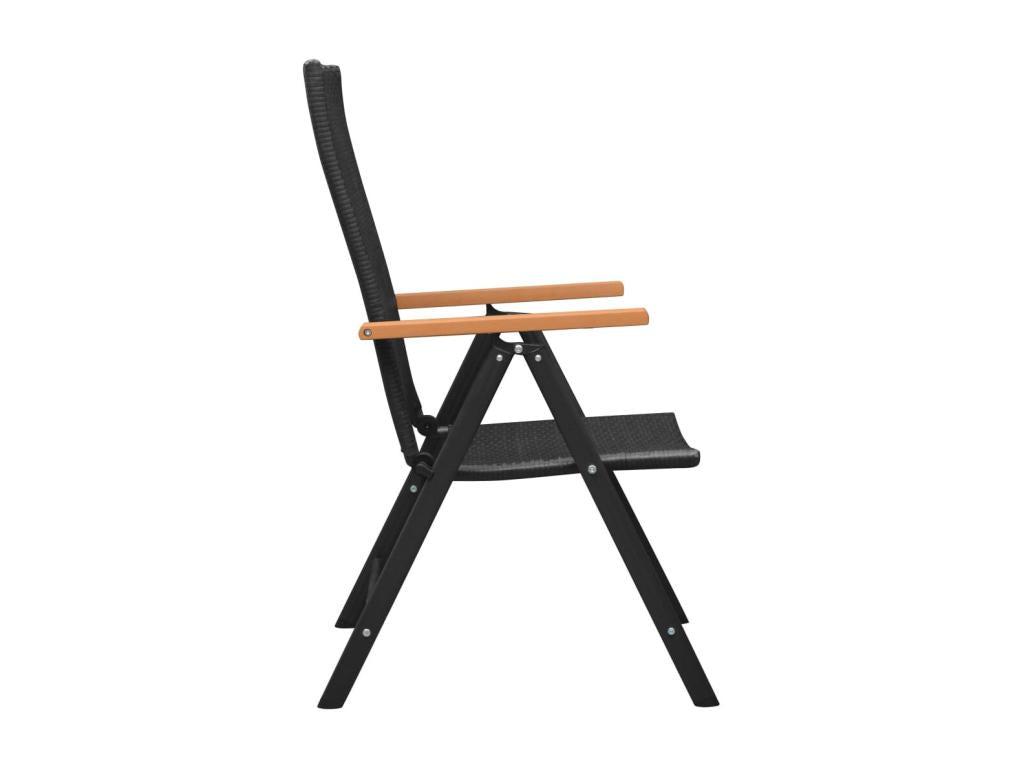 Meubles de maison en résine tressée noire