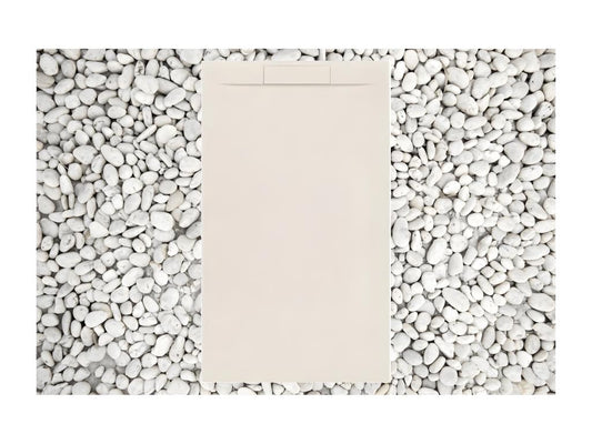 Meuble de maison en marbre beige, 80 x 140 cm