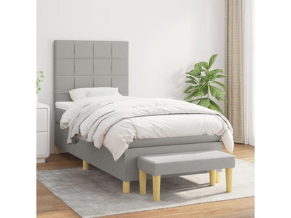 Matelas en tissu gris, 80 x 200 cm