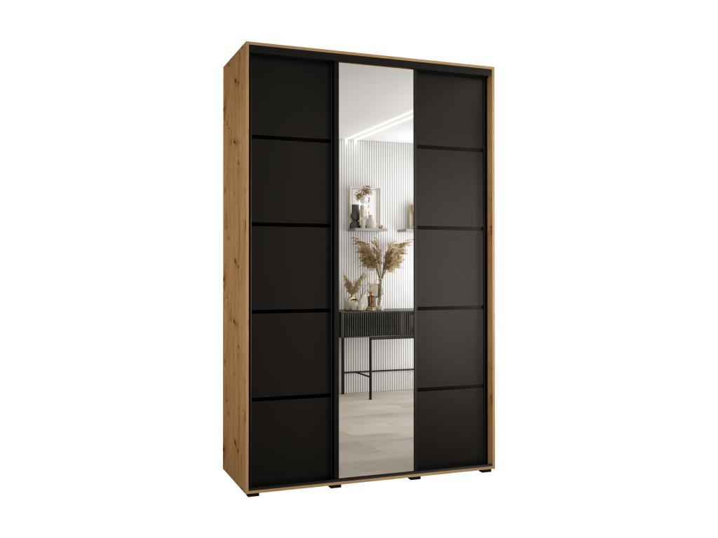 Armoire noire, 150 x 45 x 235,2 cm
