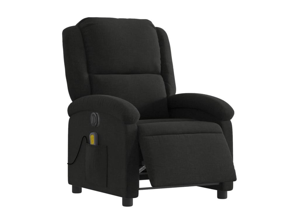Fauteuil d'appoint en tissu noir