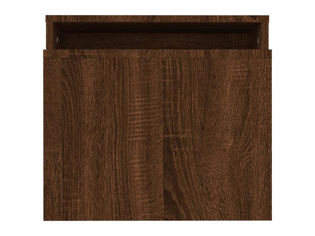 Table basse en bois composite marron, 100 x 48 x 40 cm