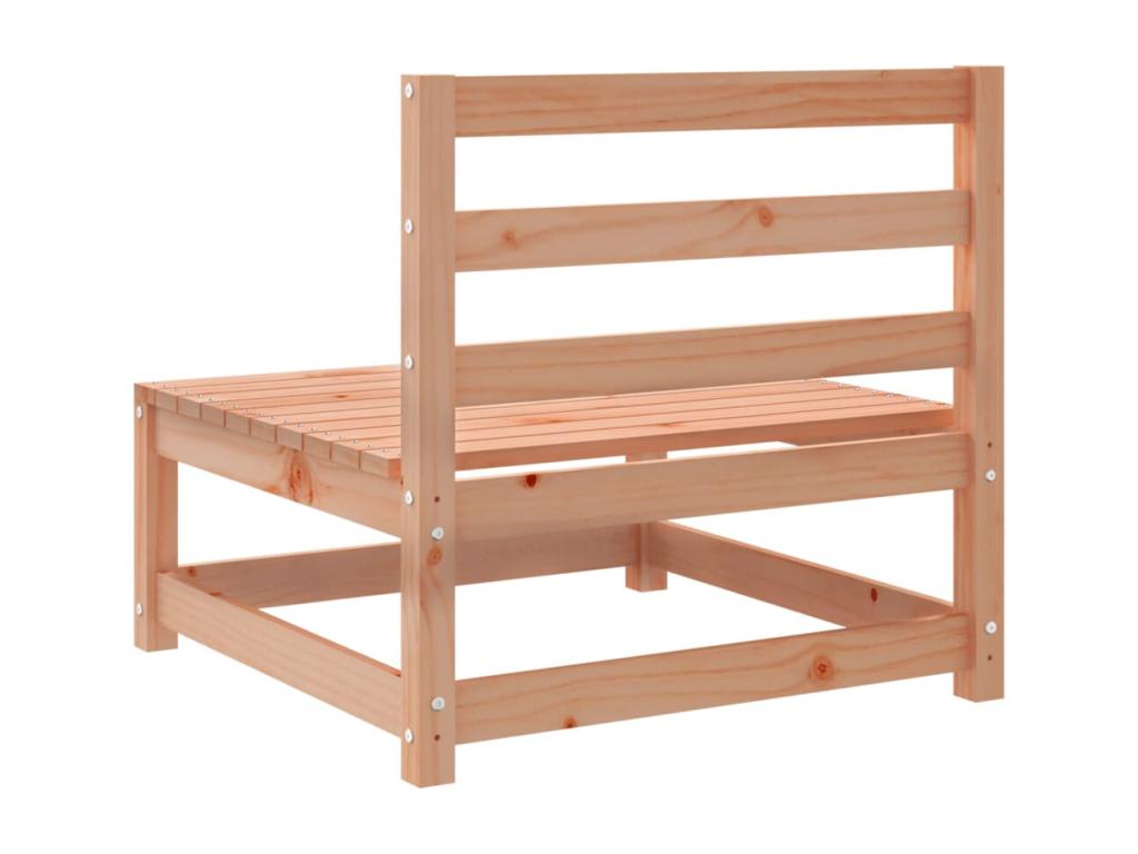 Ensemble de mobilier d'extérieur en bois massif naturel